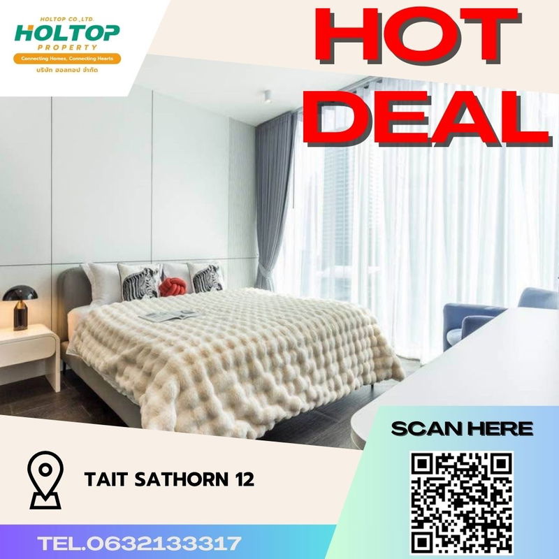 คอนโดให้เช่า : #Z004 ให้เช่าคอนโด Tait Sathorn 12