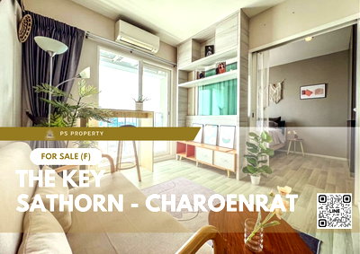 ขายคอนโด : ขายด่วน 📍 The Key Sathorn - Charoenrat 📍 ติดถนนใหญ่พระราม 3, พระราม 4 และเจริญกรุง เพียง 800 เมตร 
