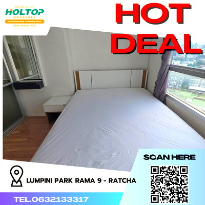 คอนโดให้เช่า : #R3664 ให้เช่าคอนโด Lumpini Park Rama 9 - Ratchada