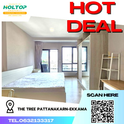 คอนโดให้เช่า : #R3679 ให้เช่าคอนโด The Tree Pattanakarn-Ekkamai