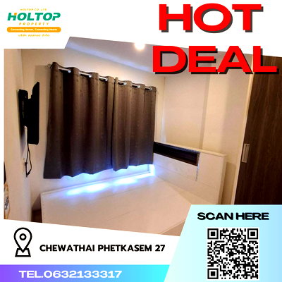 เช่าคอนโด MRT เพชรเกษม 48 : #R3687  ให้เช่าคอนโด Chewathai Phetkasem 27