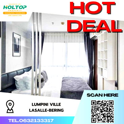 Condos for rent : #S3532 For Rent Lumpini Ville La Salle-Bearing