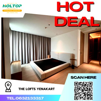 คอนโดให้เช่า : #R3690 ให้เช่าคอนโด The Lofts Yenakart 