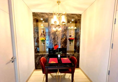 Condos for rent : rent: Lumpini Suite Petchburi - Makkasan, large room, beautiful, fully furnished, near MRT Petchburi. Interested, add Line @841qqlnr