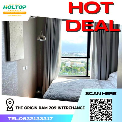 Condos for rent Thai Watsadu  Sukhaphiban 3 : #R3713 Condo for rent The Origin Ram 209 Interchange 