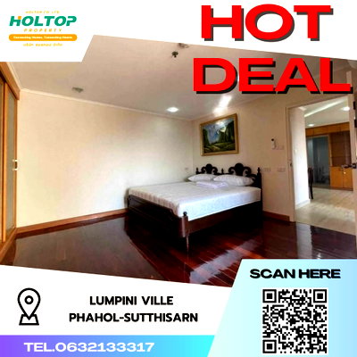 คอนโดให้เช่า : #S3554 ให้เช่า Lumpini Ville Phahol-Sutthisarn