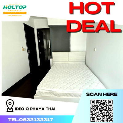 คอนโดให้เช่า : #R3729  ให้เช่าคอนโด Ideo Q Phaya Thai