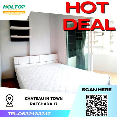 คอนโดให้เช่า : #S3570 ให้เช่า Chateau in town Ratchada 17