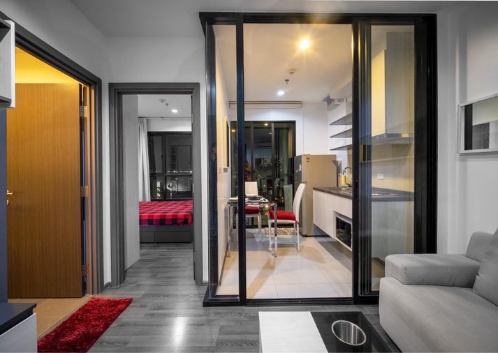 ให้เช่า The Base Park West 30 ตรม. 1ห้องนอน เฟอร์ครบ 15,000 บาทต่อเดือน