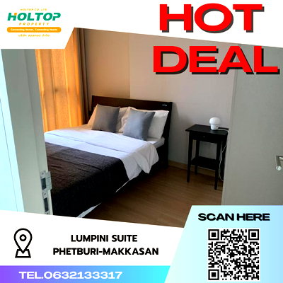 คอนโดให้เช่า : #S3562 ให้เช่า Lumpini Suite Phetchaburi-Makkasan