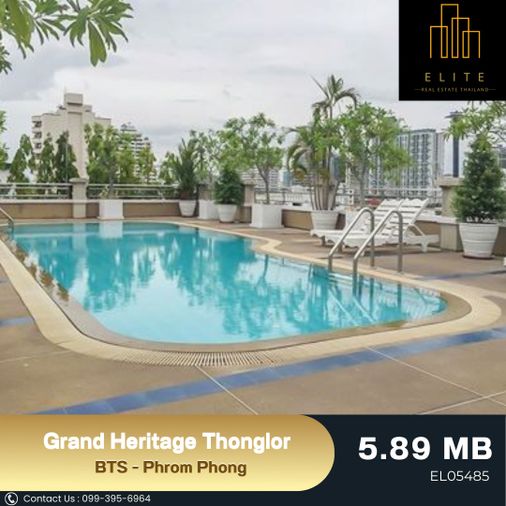 ✨ ซื้อเลยตอนนี้ Grand Heritage Thonglor ต่ำกว่าราคาประเมิน สุดๆ 💯