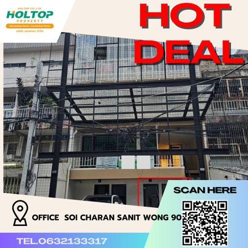 1-bed home office for rent, 48 sqm, Bang Phlat