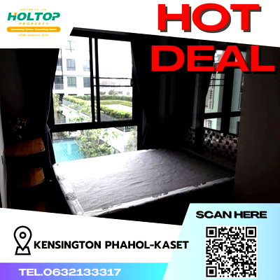 คอนโดให้เช่า : #Z048 ให้เช่าคอนโด Kensington Phahol-Kaset