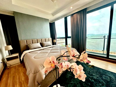 เช่าคอนโด รร.ศรีราชา : ลัดดาพลัส คอนโด ศรีราชา ให้เช่า ห้องสวย วิวทะเล ตกแต่งครบ พร้อมอยู่ 