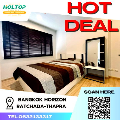 Condos for rent : #Z064 Condo for rent Bangkok Horizon Ratchada-Thapra 