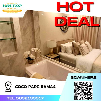 คอนโดให้เช่า : #Z097 ให้เช่าคอนโด Coco parc Rama4