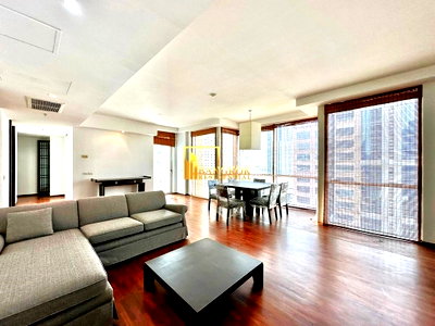 คอนโดให้เช่า : Langsuan Ville - Spacious 2 Bedroom Corner Aspect Condo in Chit Lom - BR17968CD