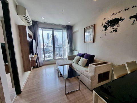 For Rent Condo RHYTHM SATHORN Building S, Floor 6,1 bed room, Room size 45 sqm