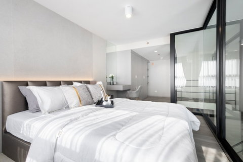 รูปภาพ Ideo Charan 70 Riverview【𝐑𝐄𝐍𝐓】🔥Modern design, minimal, fully decorated, built-in, beautiful, with complete amenities🔥 Contact Line ID: @hacondo