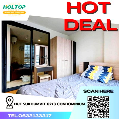 คอนโดให้เช่า : #R3810 ให้เช่าคอนโด Hue Sukhumvit 62/3 Condominium