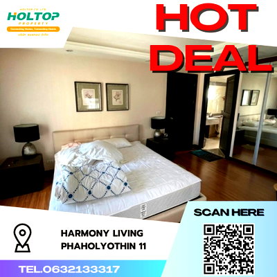 Condos for rent : #S3604 For Rent Harmony Living Phaholyothin 11