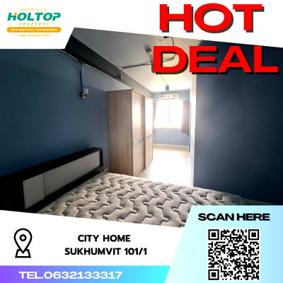 คอนโดให้เช่า : #S3601 ให้เช่า City Home Sukhumvit 101/1