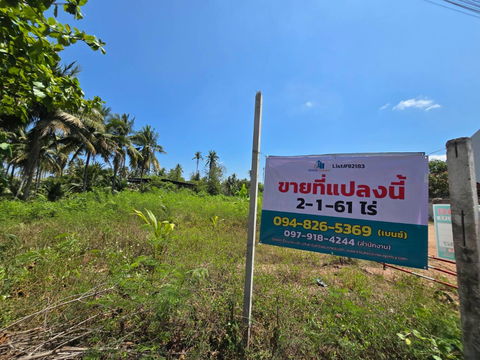 ขายที่ดินแปลงสวยถมแล้วใกล้วัดอมรวดี อัมพวา 2-1-61ไร่ เหมาะทำรีสอร์ท หรือสวนเกษตรกรรม