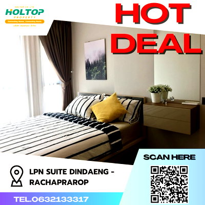 Condos for rent : #Z144 Condo for rent LPN Suite Dindaeng - Rachaprarop