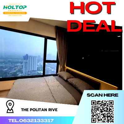 Condos for rent Nonthaburi Road : #R3903 Condo for rent The Politan Rive