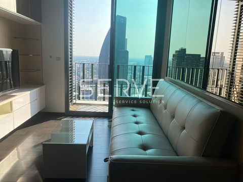 1 Bed with Bathtub 52 sq.m. High Fl. 20+ Good Location Next to BTS Thong Lo 100 m. / For Rent-Keyne By Sansiri