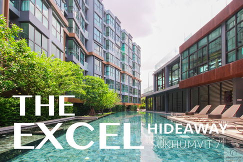 ให้เช่า – คอนโด 1 ห้องนอน วิวสระ 30 ตร.ม. ชั้น 5 @ The Excel Hideaway สุขุมวิท 71