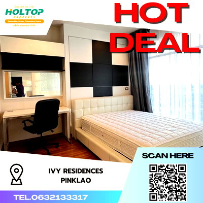 Condos for rent : #S3644 For Rent Ivy Residences Pinklao