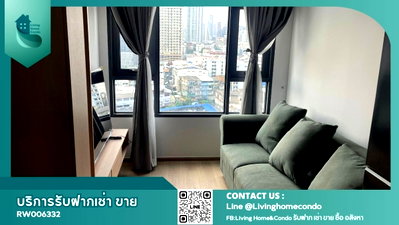 คอนโดให้เช่า : For Rent Life Rama4-Asoke ห้องบิวอินท์ เฟอร์ครบ คอนโดทำเลดี , LH-RW006332