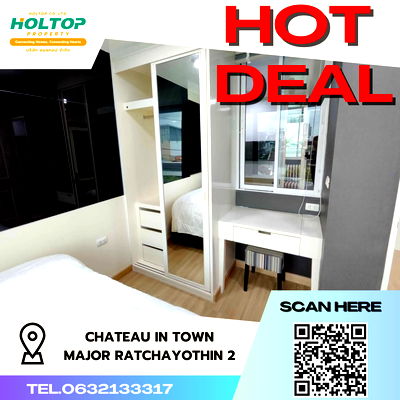 Condos for rent Major Cineplex Ratchayothin : #S3642 For Rent Chateau In Town Major Ratchayothin
