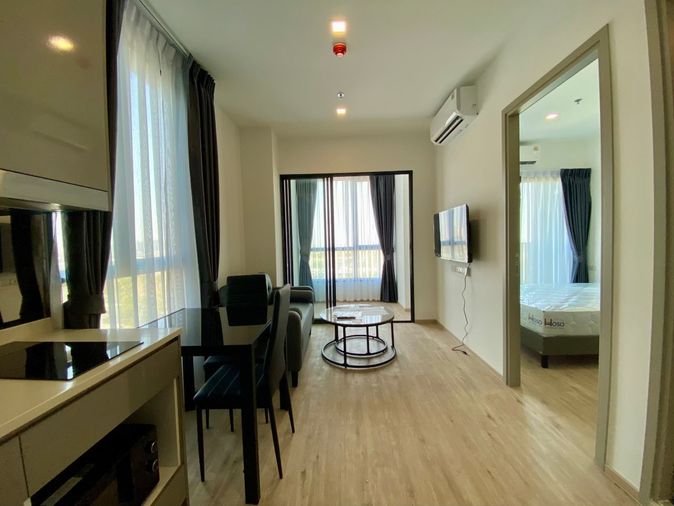 ( พร้อมอยู่!! )✅️​1 Bedroom​ Plus 30​ ตรม.​ The Rich พระราม 9-ศรีนครินทร์ ติด MRT และ Airport Rail Link สถานีหัวหมาก ใกล้แยกพัฒนาการ