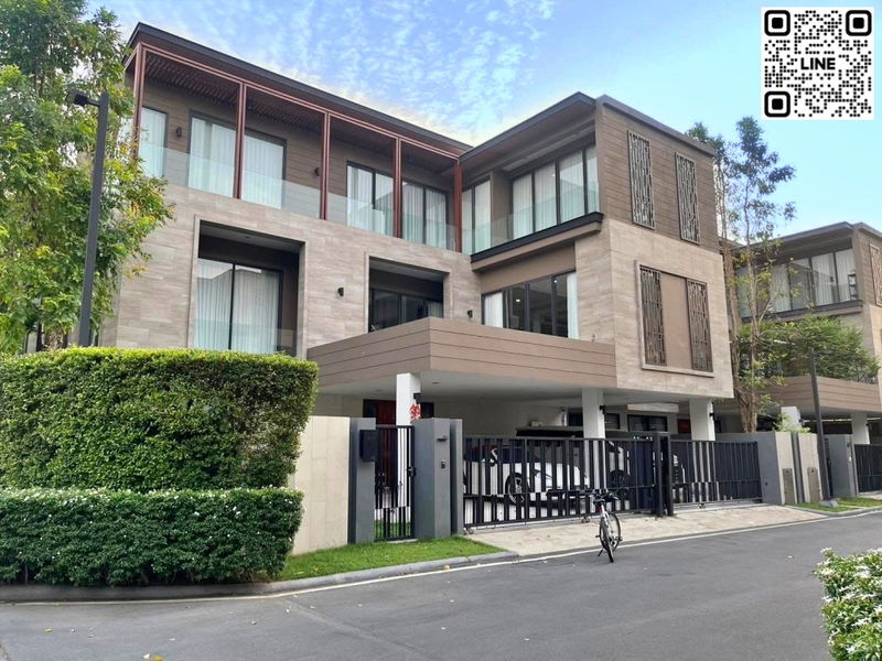 บ้านเดี่ยวให้เช่า : 📲Line ID @556ryccg 🏛️บ้านพร้อมลิฟท์ 420 ตรม ที่ดิน 58 ตรว 4 ห้องนอน 1 ห้องแม่บ้าน VANA Residence พระราม9-ศรีนครินทร์ ใกล้โรงเรียนนานาชาติ