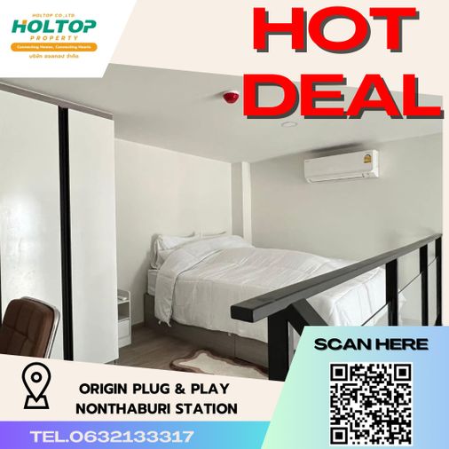 #R3945 ให้เช่าคอนโด Origin Plug & Play Nonthaburi Station