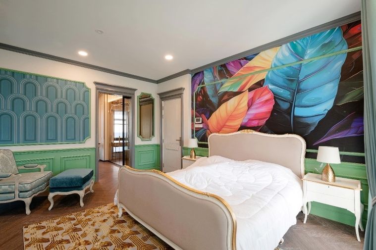 📲Line ID @556ryccg 🏰Luxury House 302sqm Land 426sqm 4 Bedroom+Maid room NANTAWAN Rama9 New Krungthepkretha Fully furnished near Internationl school