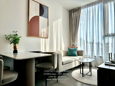 เช่าคอนโด ศรีราชา ชลบุรี : ให้เช่า Hampton Sriracha คอนโดใหม่ล่าสุด🌊 ✨ คอนโดหรูใจกลางศรีราชา ตกแต่งครบ พร้อมเข้าอยู่ 2 ห้องนอน 45 ตร.ม. | เพียง 33,000 บาท/เดือน