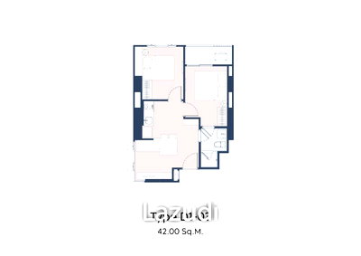 ขายคอนโด : 2 Bed 1 Bath 42 SQ.M Life Charoennakhon-Sathorn