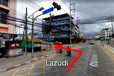 Land for sale Pattaya Sai 2 : 5 Rai 1 Ngan 74 Sq.w. Land for Sale on the Road, Near Thepprasit