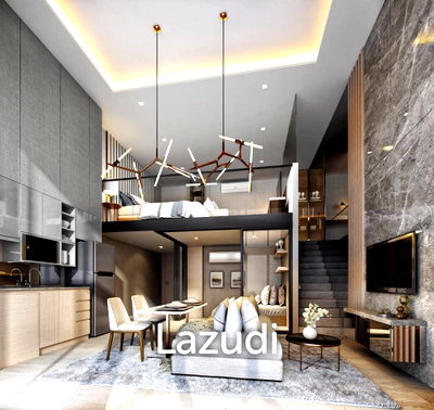 ขายคอนโด : 1 Bed Duplex 1 Bath 54.51 SQ.M Walden Asoke