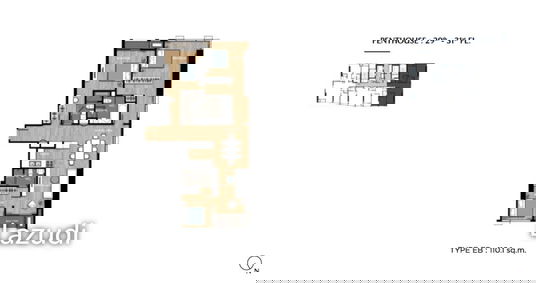 3 Beds 3 Baths 112 SQ.M. The Crown Residences