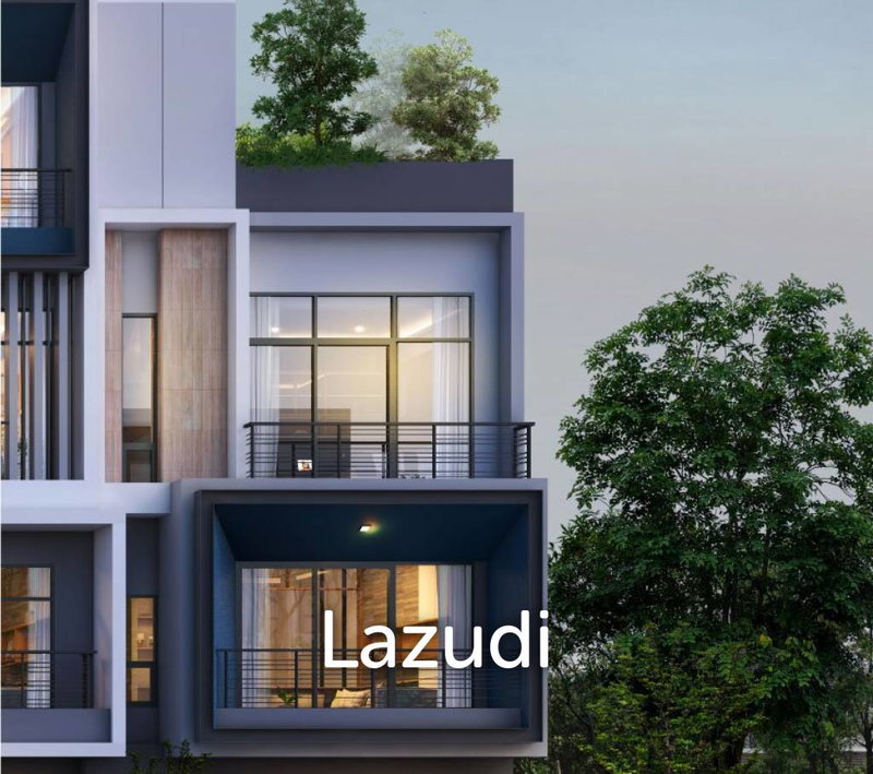 Townhouses for sale : 3 Bed 4 Bath 203 SQ.M Nirvana Define Krungthep Kreetha