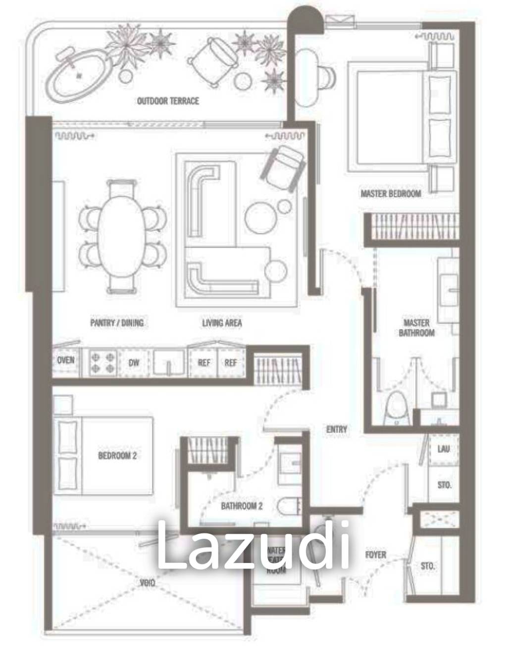 2 Bed 2 Bath 100 SQ.M The Standard Residences Bang Tao - image 3