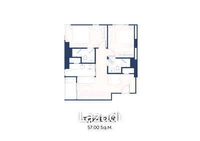 ขายคอนโด : 2 Bed 2 Bath 57 SQ.M Life Charoennakhon-Sathorn
