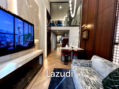 Condos for sale : 2 Bed 1 Bath Duplex 43.5 SQ.M Rhythm Charoennakhon Iconic