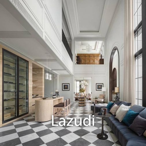 4-bed house for sale, 412 sqm, 121.5 sq wah, Narasiri Phahol - Watcharapol