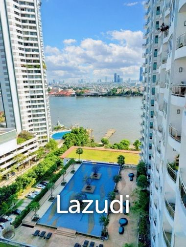 2-bed condo for sale, 75 sqm, Supalai River Resort