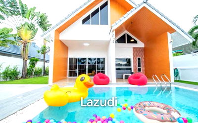 บ้านเดี่ยว ชลบุรี : 3 ห้องนอน 3 ห้องน้ำ 150 ตร.ม. นทีกานต์ ปาร์ค วิว